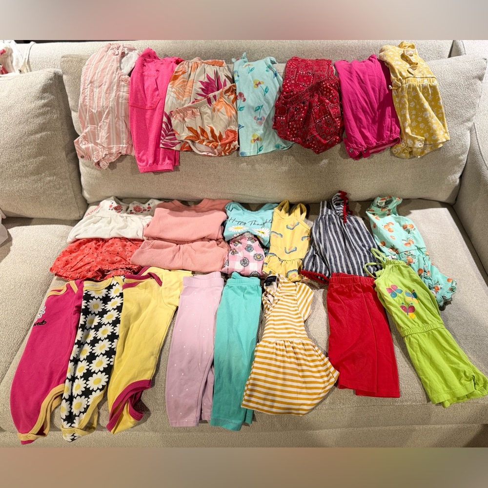Baby girl summer lot 12-18m